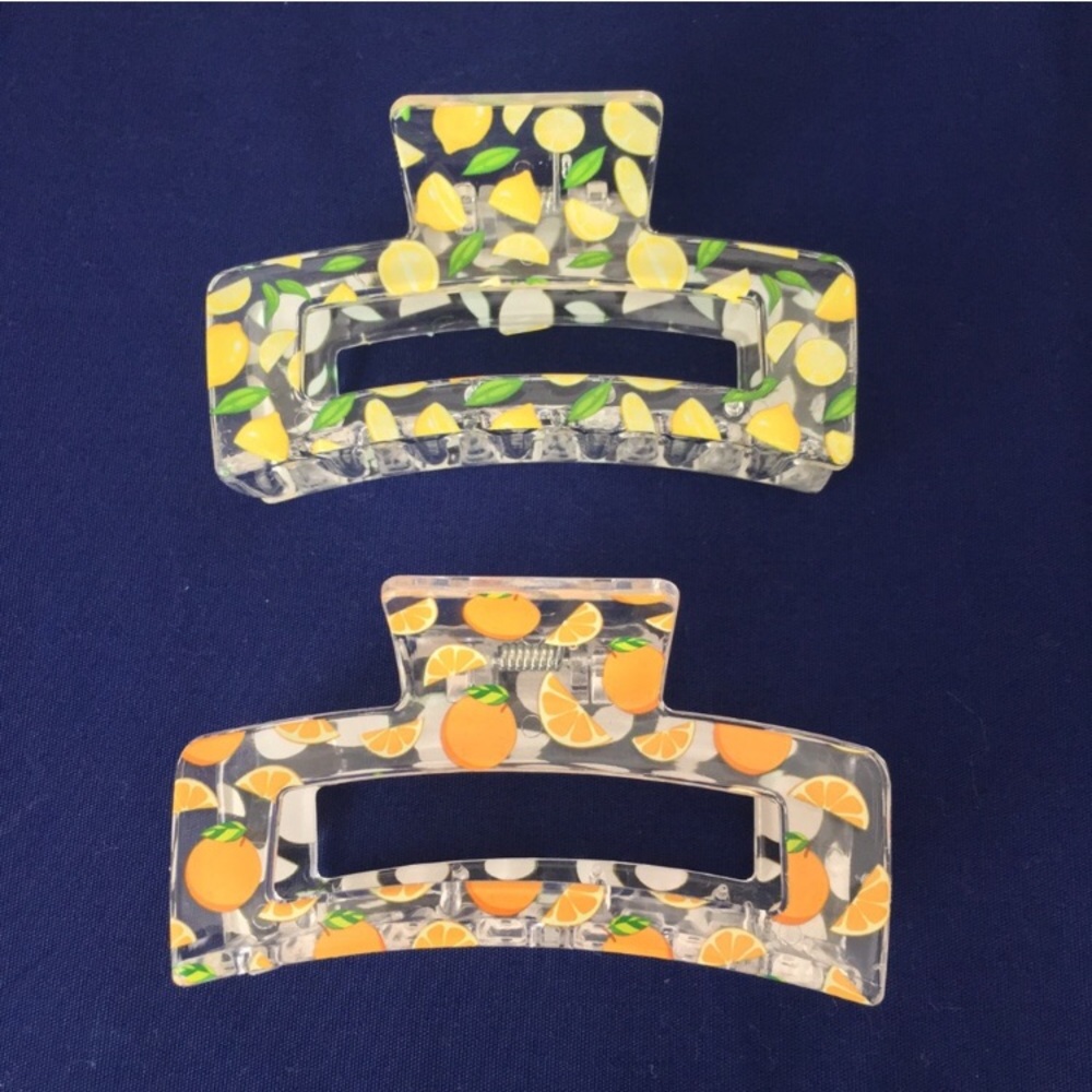 Fruit Claw Clips Set